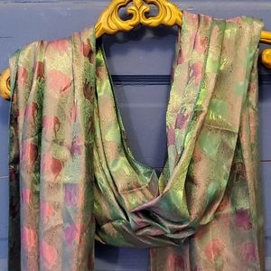 100% Thai silk scarf